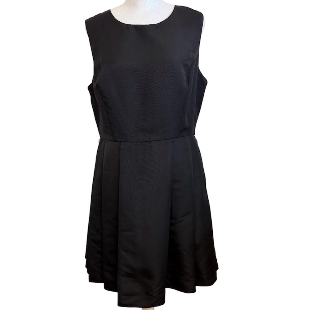 Jason Wu for Target Black Sleeveless Fit & Flare Pleated Dress Size 12